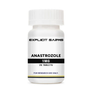 Anastrozole 1mg tablets from Explicit Sarms for research use only.